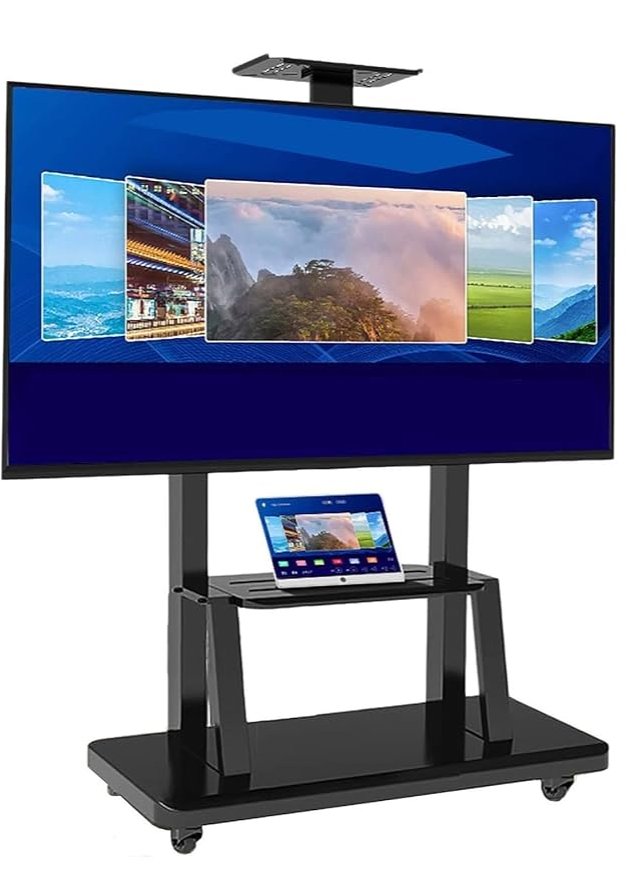 Smart TV on mobile stand